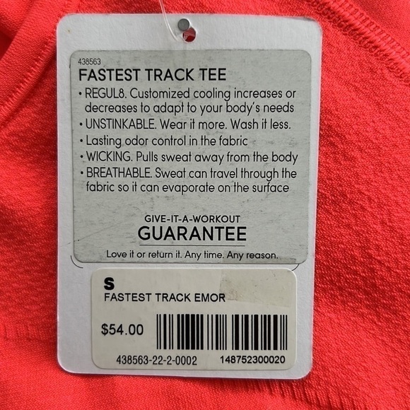 NEW! Athleta Fastest Track Short Sleeve Crew Neck TEE Size Small - Picture 9 of 12